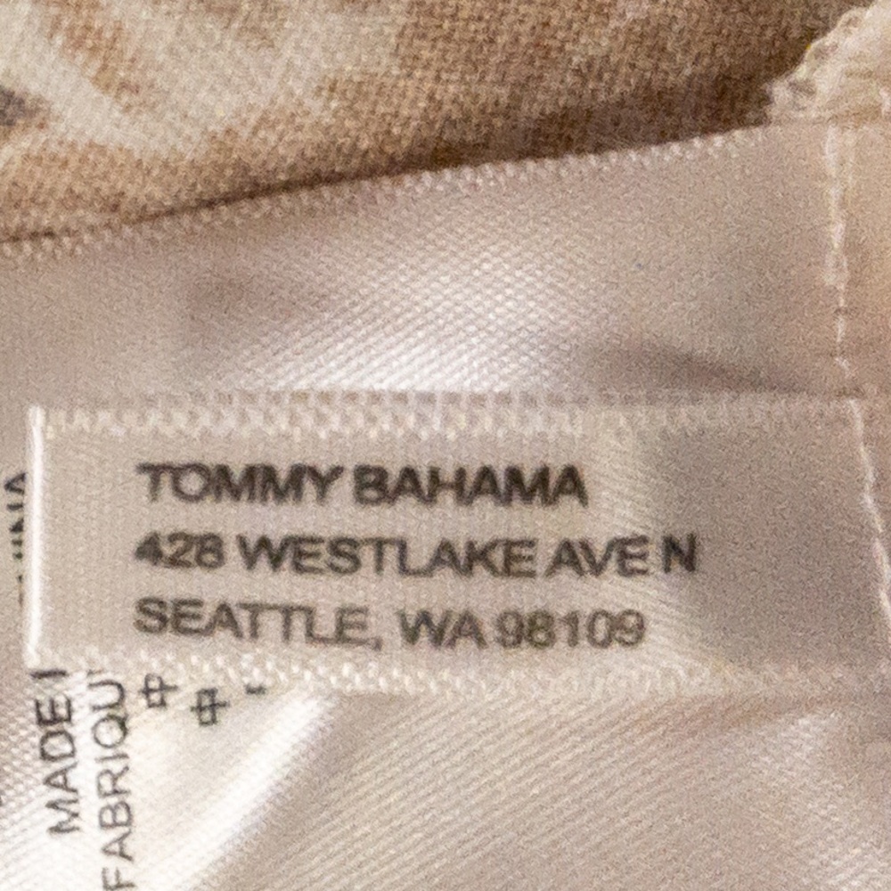 Tommy Bahama Beige Floral Halter Neck Mini Dress - Picture 11 of 15